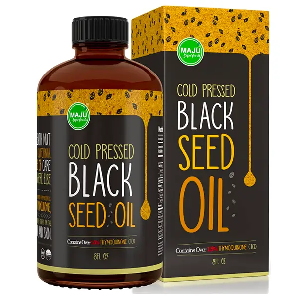 black seed oil weight loss bottle from amazon