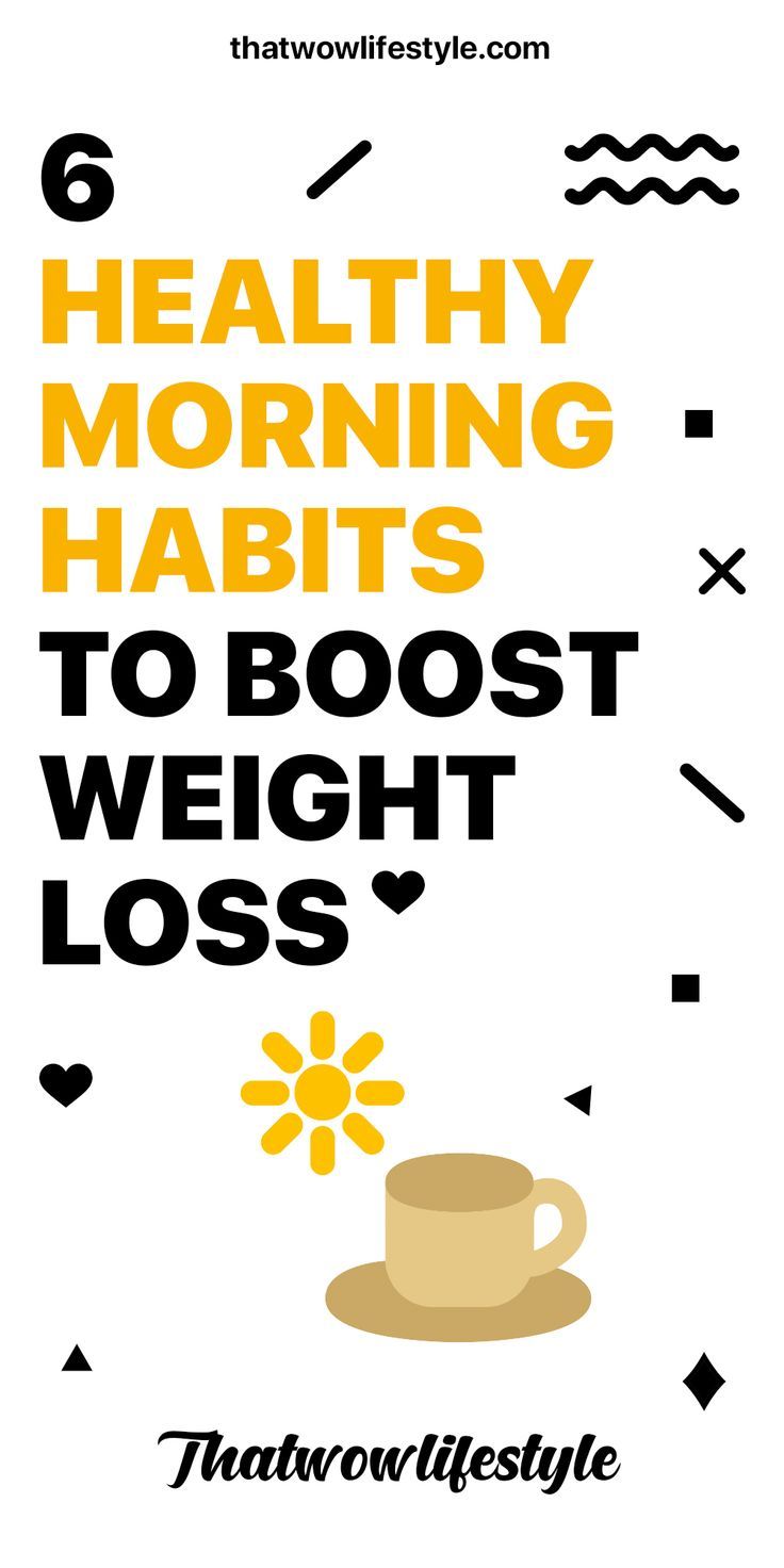 morning habits to lose weight