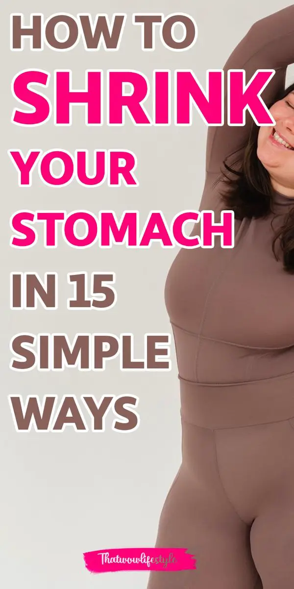 how to shrink stomach