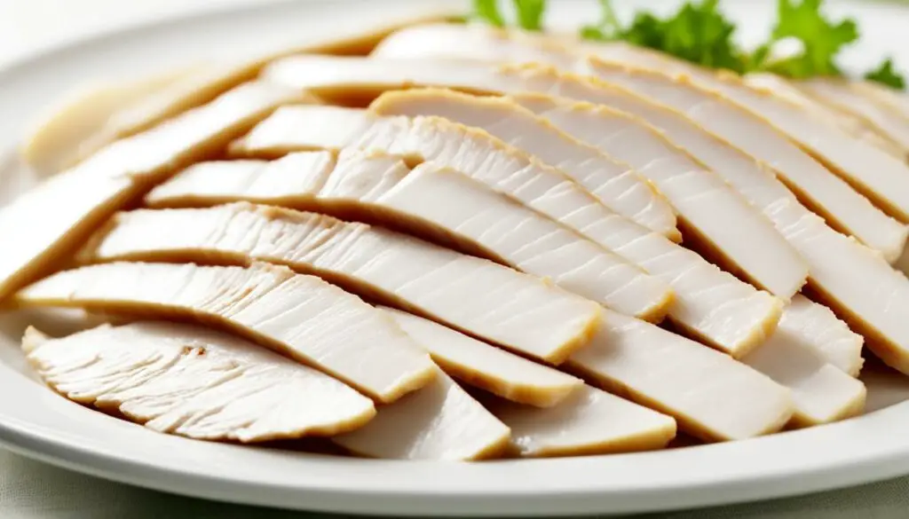 skinless white poultry meat